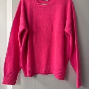 Hot pink crewneck size Small Tall